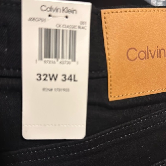 Calvin Klein Men's Slim Straight Jean Black 32 x 34 - Picture 6 of 6